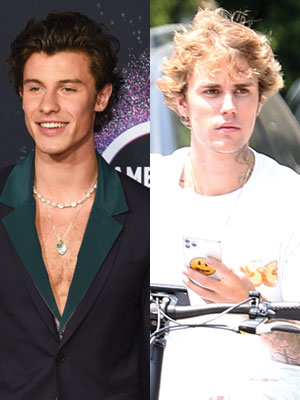 Shawn Mendes and Justin Bieber