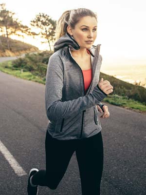 Zip-up workout jackets