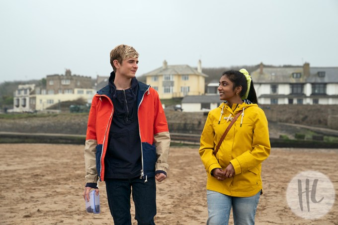 Otto Farrant & Charithra Chandran As Alex & Sabina
