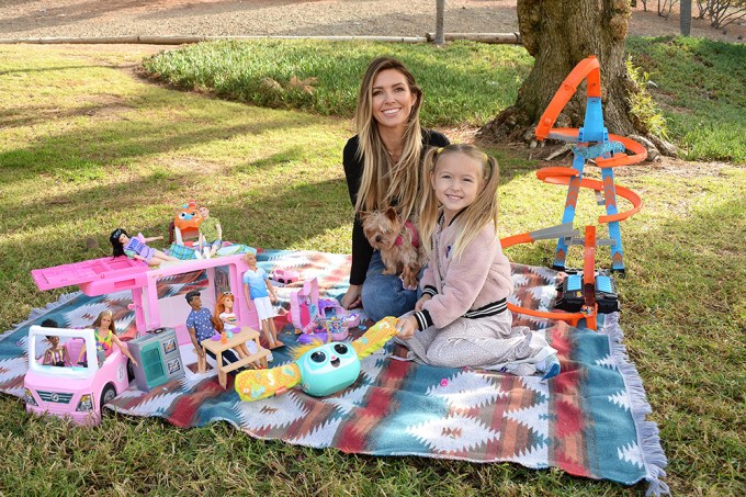 Audrina Patridge with daughter Kirra Max Bohan