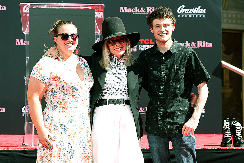 Dexter Keaton, Diane Keaton and Duke Keaton
Diane Keaton Hand Imprinting, Los Angeles, California, USA - 11 Aug 2022