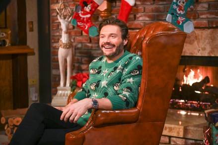 THE DISNEY HOLIDAY SINGALONG - “The Disney Holiday Singalong,” is the third iteration in the ratings phenomenon franchise, with Ryan Seacrest returning to host the night of merry music and magic on MONDAY, NOV. 30 (8:00-9:00 p.m. EST). (ABC/Frank Micelotta)
RYAN SEACREST