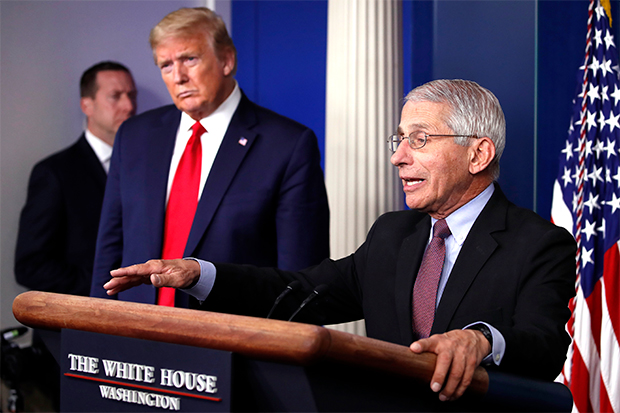 Donald Trump Anthony Fauci