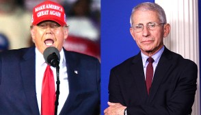 Donald Trump Anthony Fauci