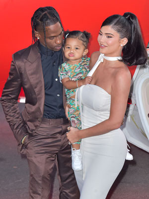 Travis Scott, Stormi Webster, Kylie Jenner