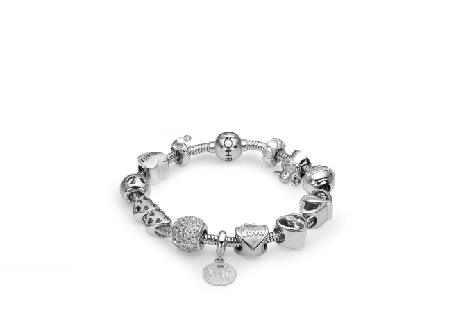 RED-Silverbracelet