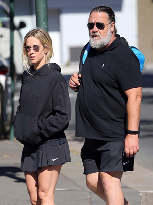 Russell Crowe and Britney Theriot