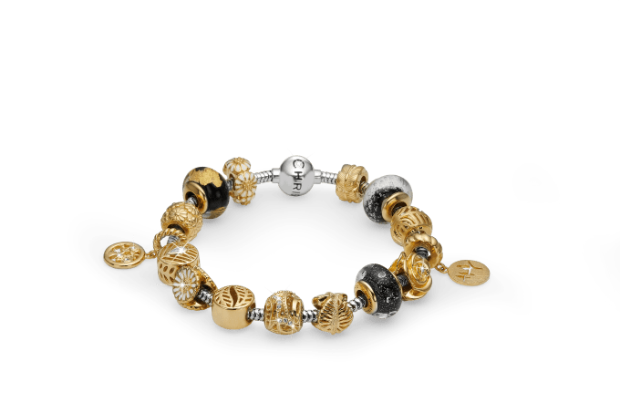 WHITE-Silverbracelet