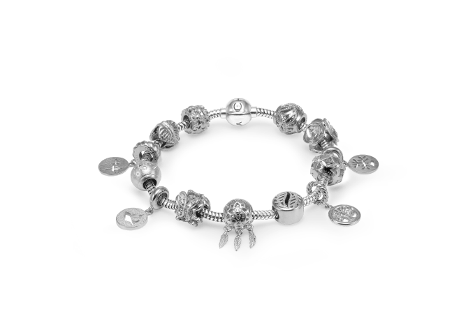 YELLOW-Silverbracelet