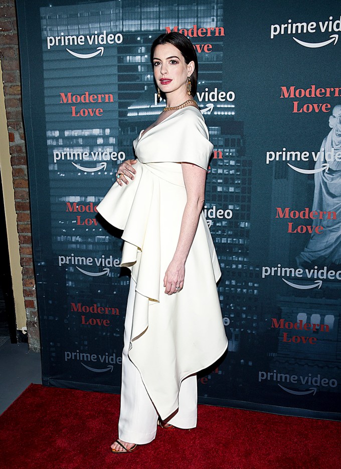 Anne Hathaway at the premiere of ‘Modern Love’