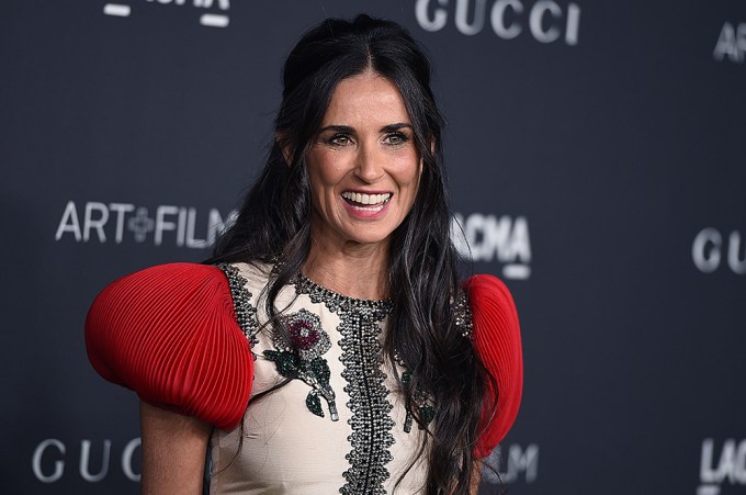 Demi Moore arrives at the 2016 LACMA Art + Film Gala