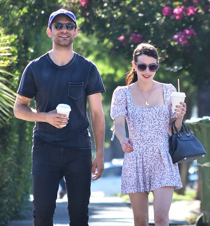 Emma Roberts & Garrett Hedlund on a Stroll in LA