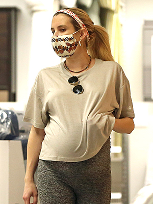 Emma Roberts shopping