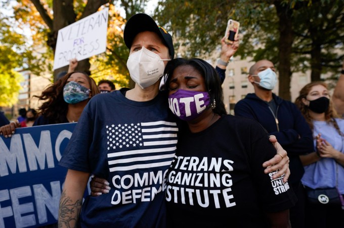 Joe Biden Supporters Celebrate