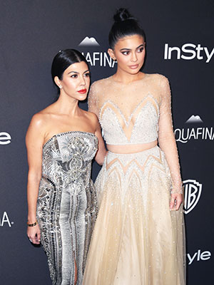 Kourtney Kardashian and Kylie Jenner