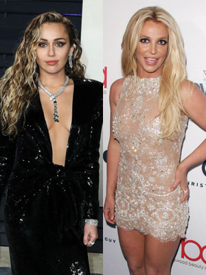 Miley Cyrus, Britney Spears