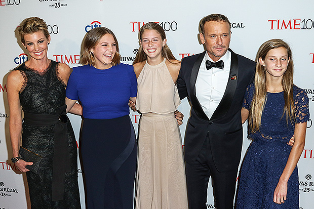 Tim McGraw, Faith Hill & Family