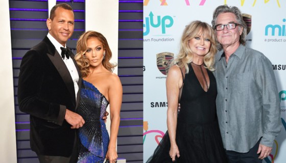 Jennifer Lopez, Alex Rodriguez, Goldie Hawn, Kurt Russell