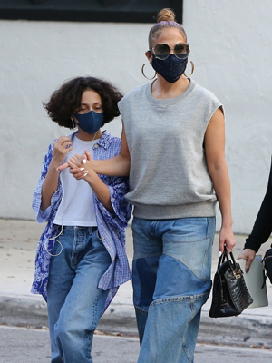 Jennifer Lopez and daughter Emme