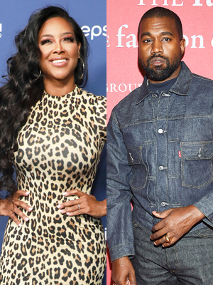 Kenya Moore Kanye West