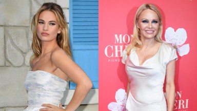 Lily James, Pamela Anderson