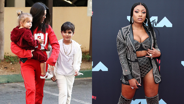 Kourtney Kardashian, Reign Disick, Mason Disick, Megan Thee Stallion