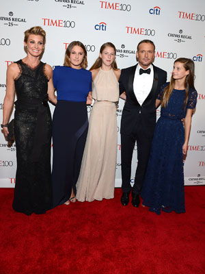 Tim McGraw and Family