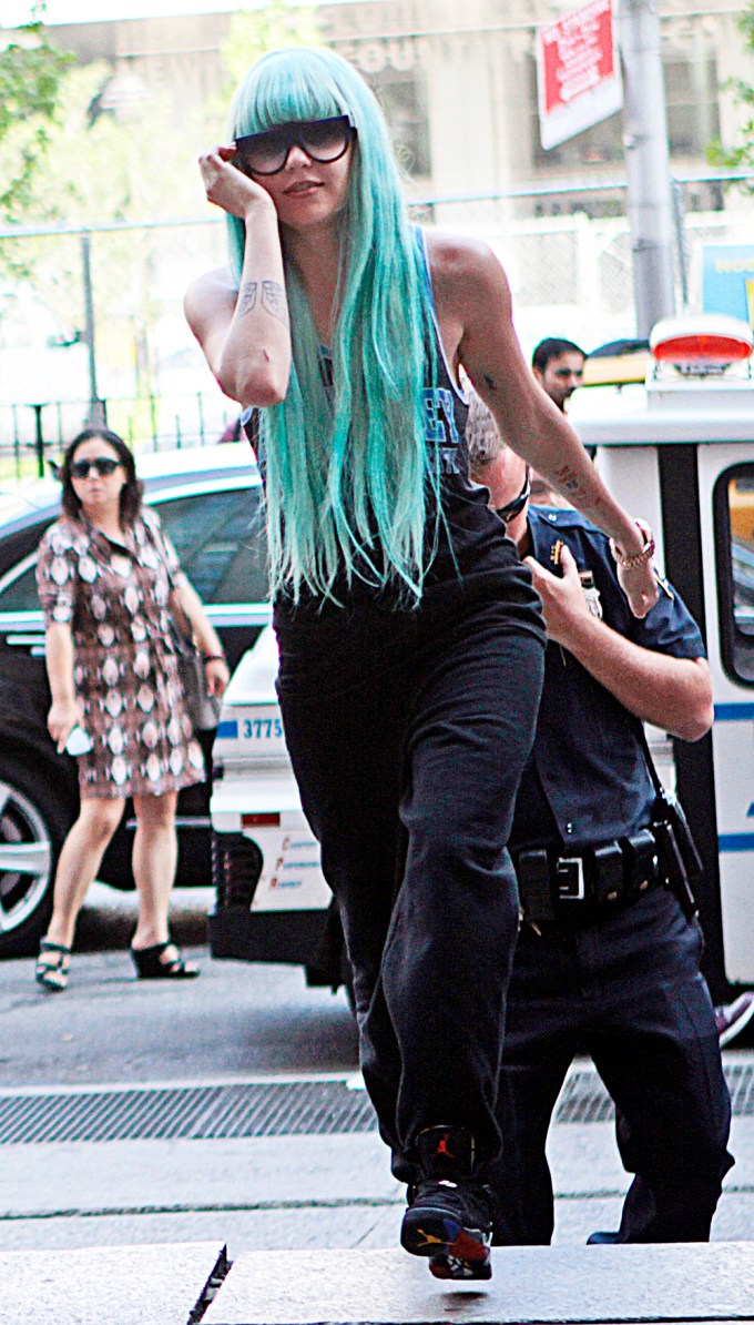 Amanda Bynes Arrives To Court