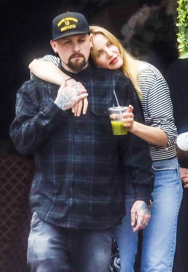 Benji Madden and Cameron Diaz 