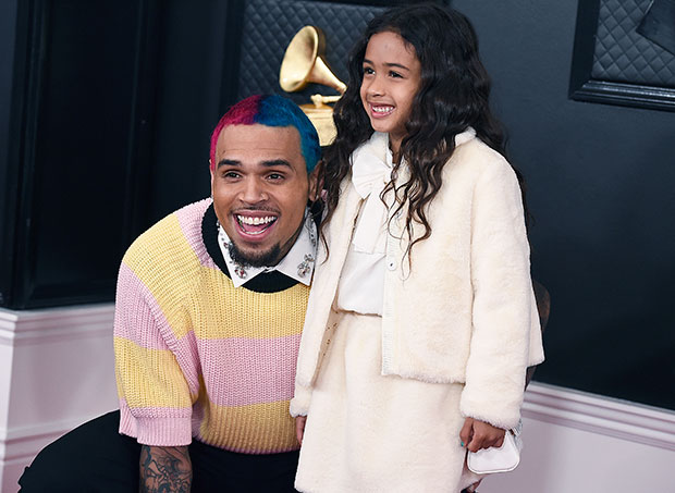 Chris Brown & daughter Royalty 