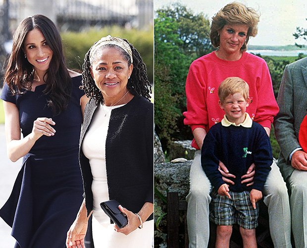 Prince Harry Meghan Markle Princess Diana Doria Ragland