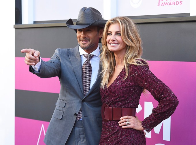 Tim McGraw & Faith Hill At The 2017 ACM Awards