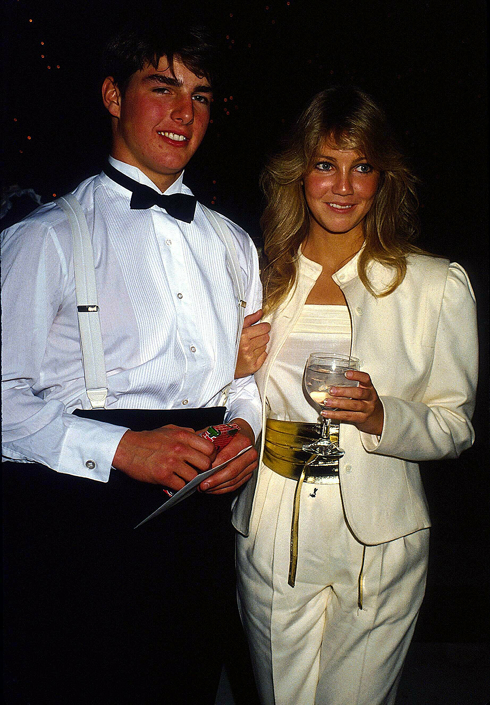 Tom Cruise With Heather Locklear 1981. Credit: 1838378Globe Photos/MediaPunch /IPX