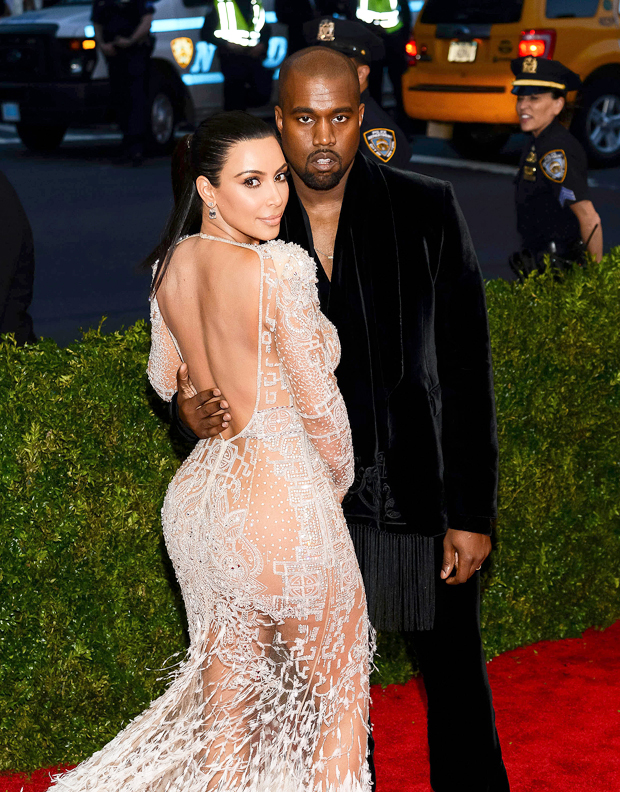 Kim Kardashian & Kanye West 