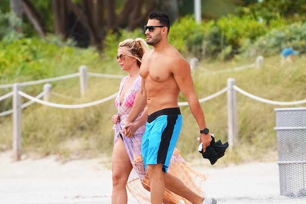 Britney Spears & boyfriend Sam Asghari 