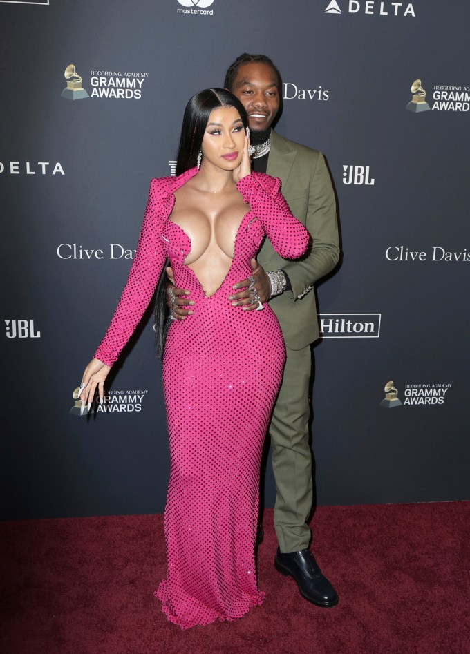 Cardi B & Offset at the 2020 Clive Davis Pre-Grammy Gala