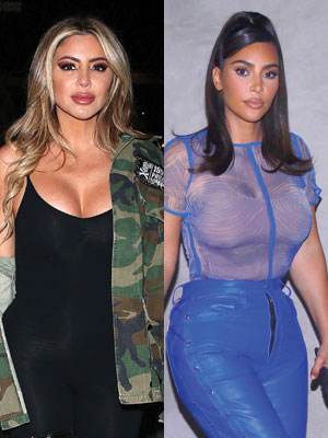 Larsa Pippen and Kim Kardashian