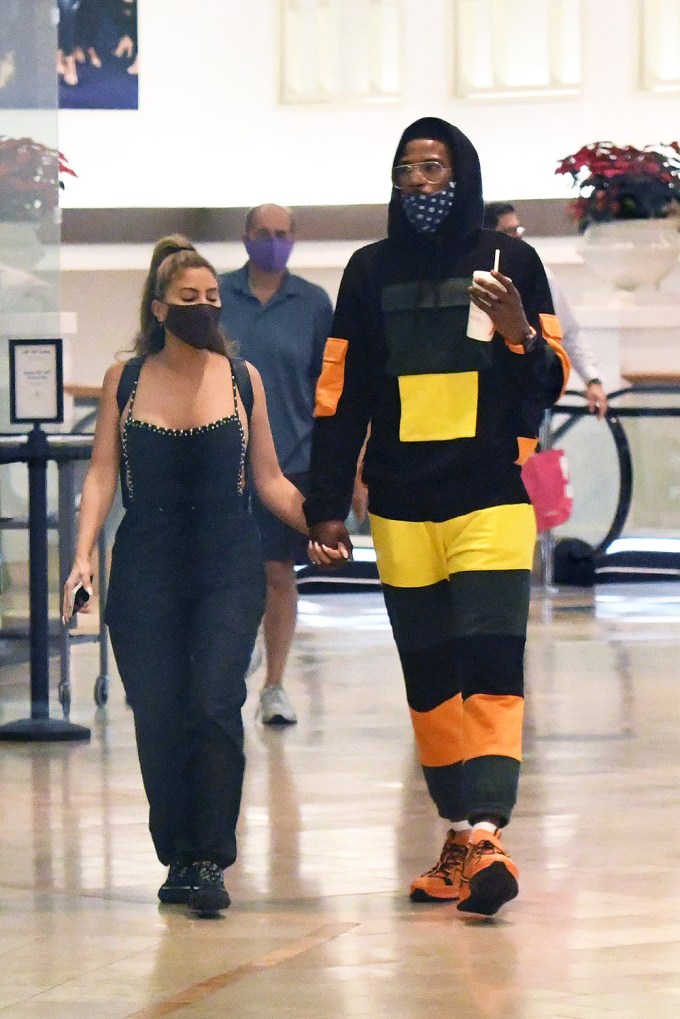 Larsa Pippen & Malik Beasley Hold Hands