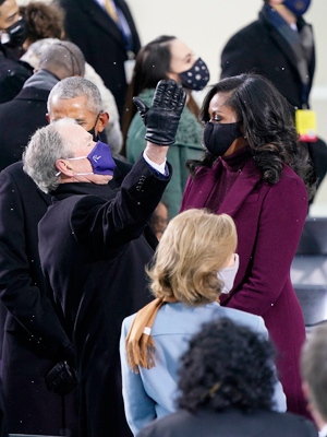 michelle obama george bush