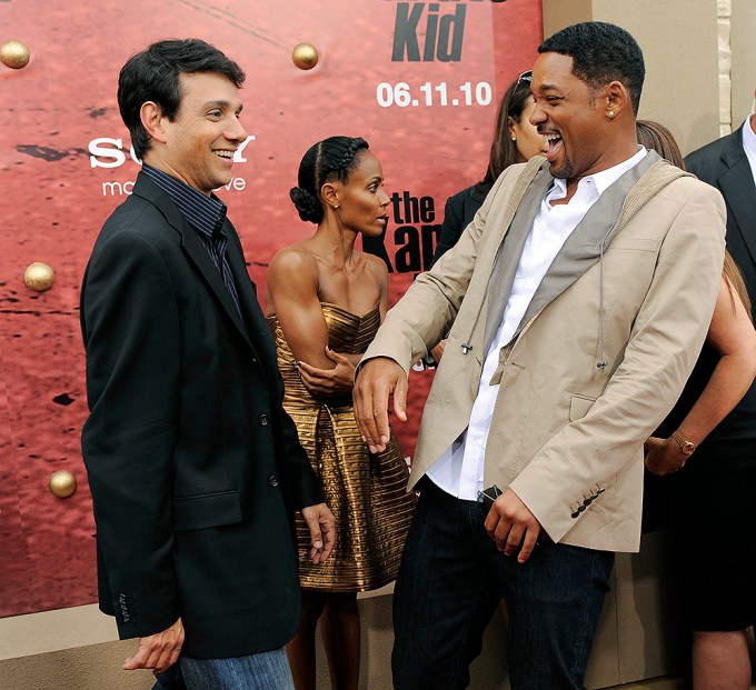 Ralph Macchio Laughs with Will Smith