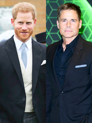 Prince Harry, Rob Lowe