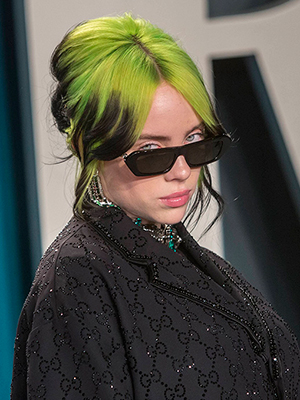 Billie Eilish on the red carpet