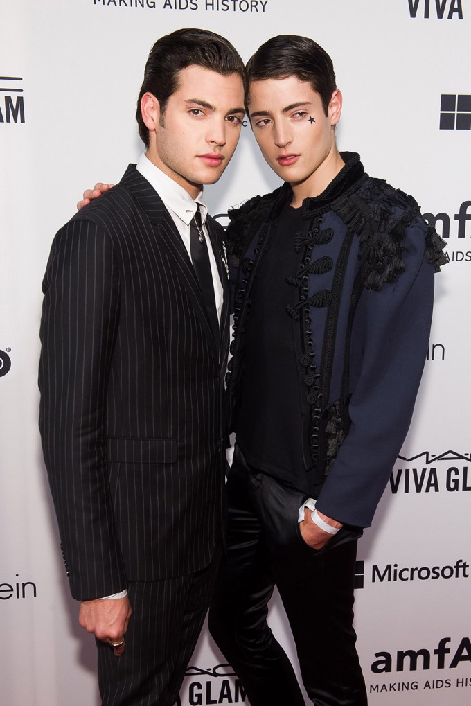 Peter & Harry Brant At amfAR Event