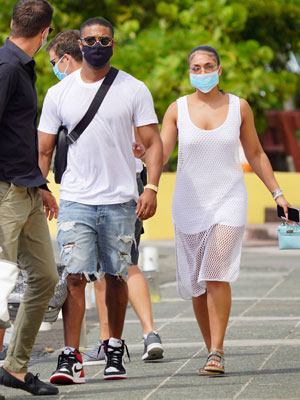 Michael B. Jordan and Lori Harvey