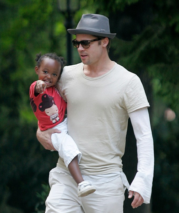 Brad Takes a Young Zahara to Preschool