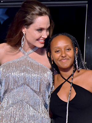 Angelina Jolie and daughter Zahara