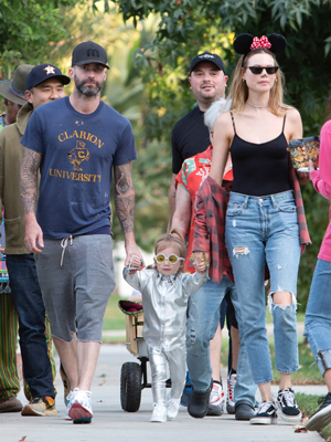 Adam Levine & Behati Prinsloo