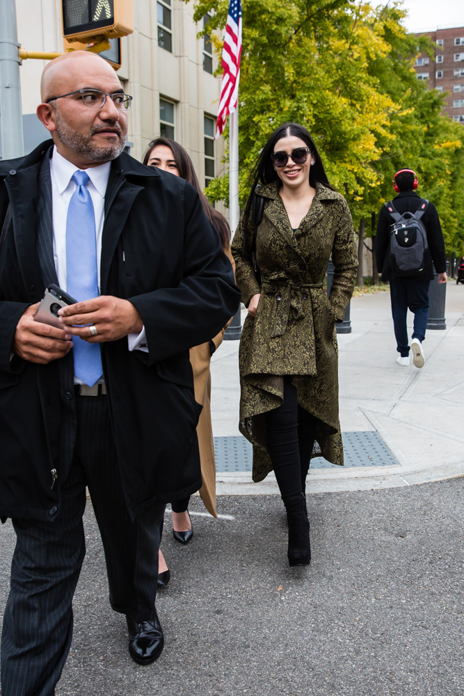 Emma Coronel Aispuro leaves Brooklyn Federal Court