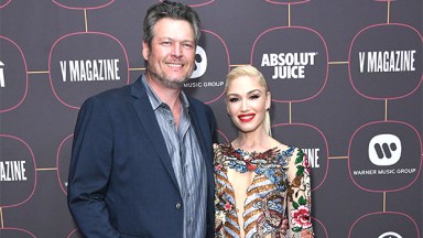 Gwen Stefani & Blake Shelton on the red carpet