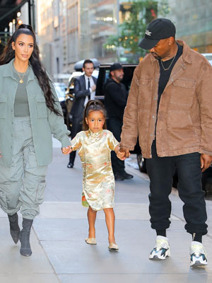 Kim Kardashian, Kanye West, North West